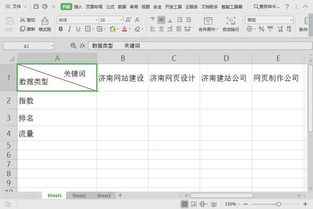 斜線表頭如何快速編輯出來